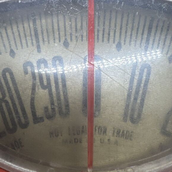 Vintage Brearley Tiger Carpet Bathroom Scale WORKS Boho Retro Opalhouse Style - Picture 8 of 13